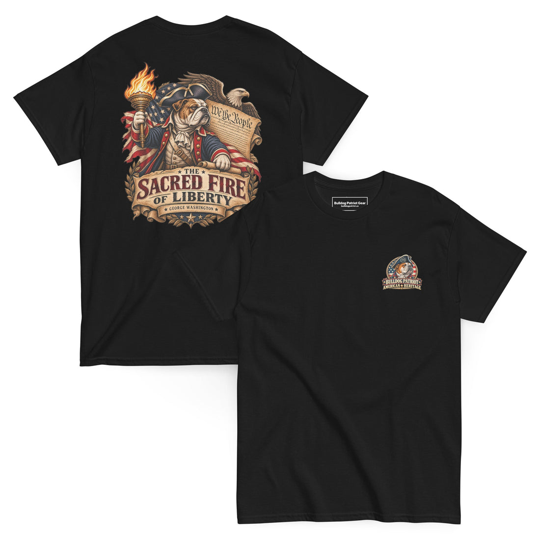 The Sacred Fire of Liberty Patriotic T-Shirt